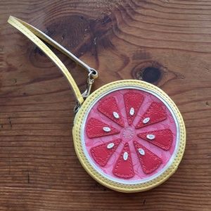 RARE Coach Grapefruit Coin Purse